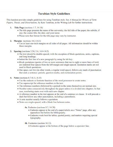 Turabian Citation Examples & Formatting Guide for Student Success